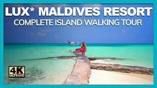 LUX Maldives COMPLETE RESORT Walking TOUR End to End