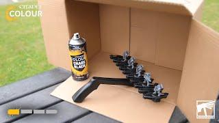 How to Use: Citadel Colour Spray Paints | Beginner | Warhammer Painting Essentials