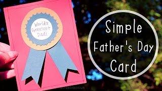 Simple Father's Day Card Tutorial 
