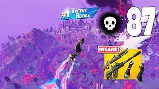 87 Elimination Solo Vs Squads "Zero Build" Gameplay Wins (Fortnite chapter 5 PC)