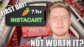 Doordash Driver Tries INSTACART | Instacart Review