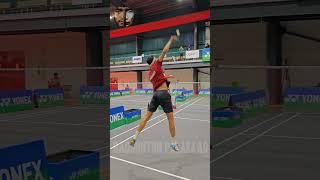 Bharat Raghav's effortless footwork and Netkill #badminton #lohkeanyew #shuttlesmash