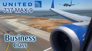 Boeing 737 MAX - Business Class  San Diego to San Francisco SFO  United Airlines (FLIGHT REPORT)