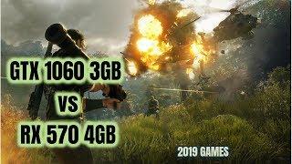 GTX 1060 3Gb vs RX 570 4Gb in 2019