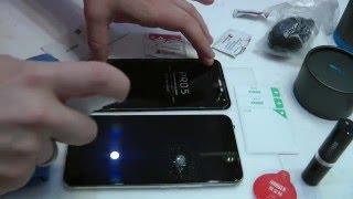 Клею стекло Harber на экран meizu pro 5