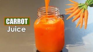 Carrot Juice Recipe Without a Juicer