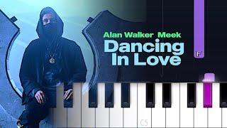 Alan Walker, MEEK - Dancing In Love (Piano Tutorial)