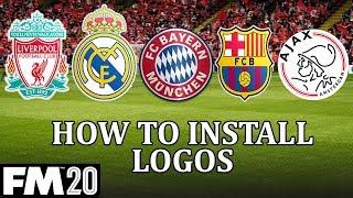 Football Manager 2020 - How to install a logo pack in fm20, get real club logos and badges in fm20