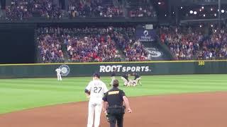 Streaker at Toronto Blue Jays vs. Seattle Mariners baseball game