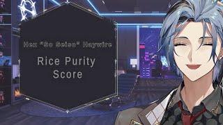 Hex Haywire reveals Rice Purity Score, teases one more test.