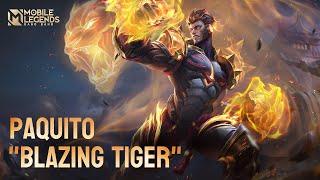 New Collector Skin | Paquito "Blazing Tiger" | Mobile Legends: Bang Bang