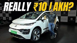 MG Windsor EV Rs 10 lakh Price Explained + Walkaround Review | Interior Space, Battery Warranty