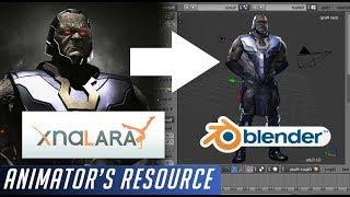 How to Convert XNALARA Models to Blender- [Animator’s Resource]