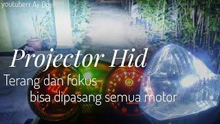 Totorial & unboxing cara pemasangan lampu HiD disemua motor  mudah dan simpel