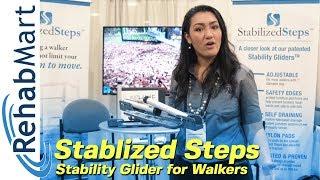 Rehabmart at Medtrade Atlanta - Stabilized Glider for Walkers by Stabilized Steps