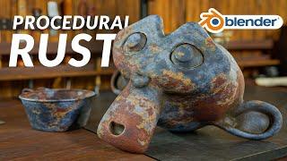 Let's Create a Procedural Rust Material (Blender Tutorial)