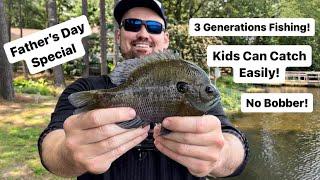 Easy Nonstop Summer Bluegill - Teaching Kids Ultralight Fishing  #ultralightfishing #bluegillfishing