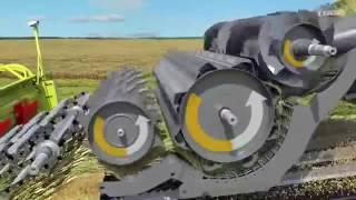 Автоматический контроль потока массы на CLAAS LEXION