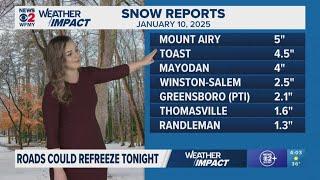 WFMY News 2 | Triad winter weather update (Saturday 4 p.m.)