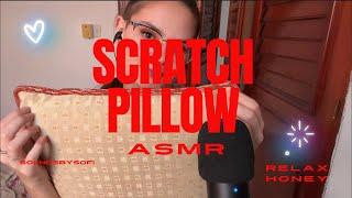 ASMR - Scratching the PILLOW | for relax honey |