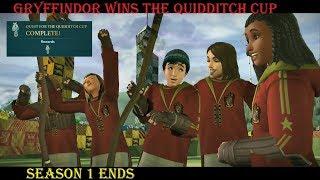 HARRY POTTER HOGWARTS MYSTERY– WINNING THE QUIDDITCH CUP GRYFFINDOR, END OF SEASON 1 OF QUIDDITCH