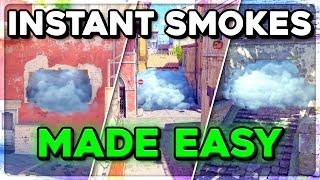 how to throw INSTANT SMOKES on EVERY MAP (CS2)