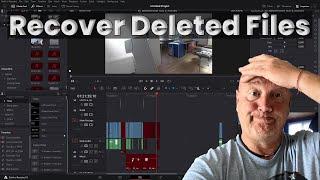 Recover Deleted Files for Free! & How to Restore and Relink  DaVinci Resolve Files