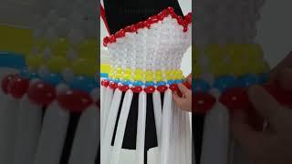 balloon dress  balloon decoration ideas -gustavo gg