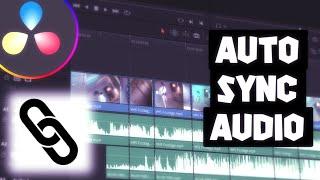 How to SYNC AUDIO TO VIDEO in Davinci Resolve | 1 Minute Tips