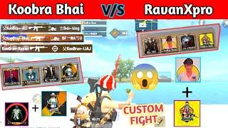 Koobra Bhai Vs RavanXpro Custom Fight || 2 Big YouTuber Vs 2 YouTuber Pubg Mobile Lite Koobra Ali