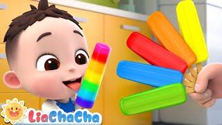 Making Ice Pops Song | Colorful Ice Pops for Kids | LiaChaCha Kids Songs & Nursery Rhymes