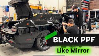 From Black to Black! Dodge Challenger Getting Full Body Black PPF Makeover