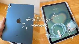 iPad 10th gen unboxing  | goojodoq pencil & accessories