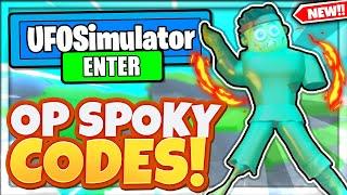 UFO SIMULATOR CODES *SPOOKY UPDATE* ALL NEW SECRET OP ROBLOX UFO SIMULATOR CODES!