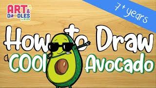 How to Draw a Cool Avocado