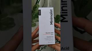 Minimalist Glycolic Acid | #skincare #shorts #skincareroutine #skincareproducts