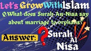 Islamic | Deeni knowledge Q/A about Surah Al Nisa by Brainy Bytes info