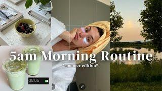 5am Summer Morning Routine | becoming a 5am girl, realistic daily routine, my goals for June
