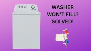 How to Diagnose & Fix Washer Not Filling With Water | Easy Valve Replacement
