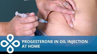 Progesterone in Oil Injection Home Demonstration