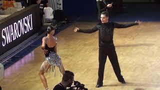 Vadim Dzhangidze - Alisa Glazkova, RUS Cha-Cha WDSF Grand Slam Latin ROC - 2017