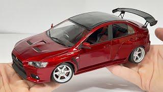 Crafting my own Mitsubishi Lancer X from plasticine