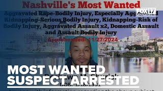 Man on Nashville's most wanted list arrested