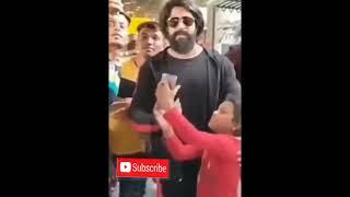 kgf monster rokingsteryash #respect little girl selfie Yash #attitudestatus #kgfchapter2 #short