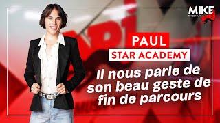 Paul le dernier sortant de la Star Academy parle de son beau geste !