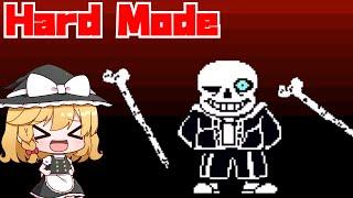 【undertale】ハードモードのサンズ戦がヤバ過ぎる！【ゆっくり実況】【日本語解説】