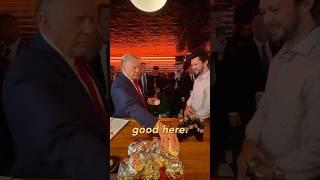 LEGEND STATUS: Trump Visits NYC Crypto Bar