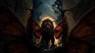 Scariest Hybrid Ever? Manticore Meets Giant Moth!  #viralvideo #viralshorts #animal #animalfusion