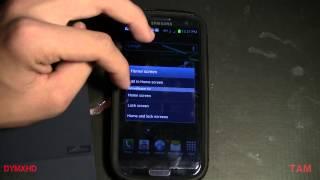 Samsung Galaxy S3 Tips Customize Homescreen/lockscreen