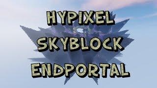 how to get to the end portal | Minecraft Hypixel Skyblock